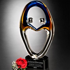 Art Crystal - #7225 Engage Award 14"